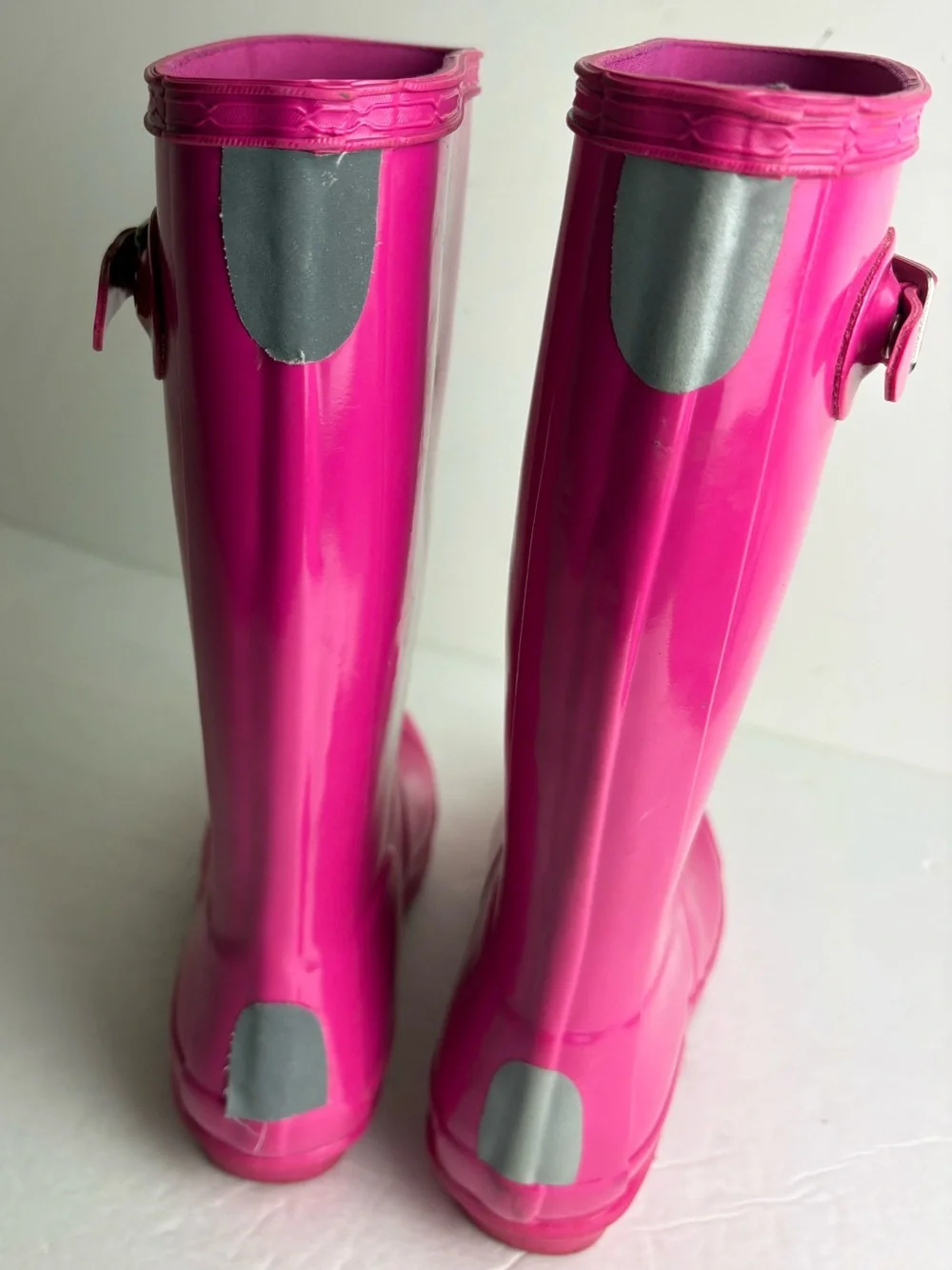 Hunter Original Gloss Girls Rain Boot Pink size US 2 EU33